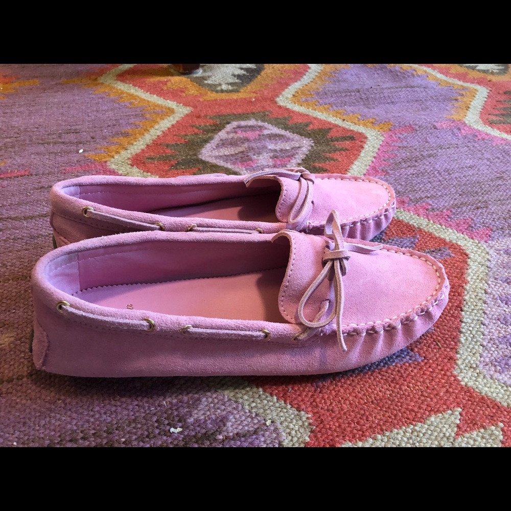 J.Crew driving moccasin in suede